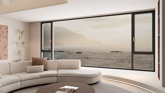 挪威森林斷橋平開窗（雙內開）