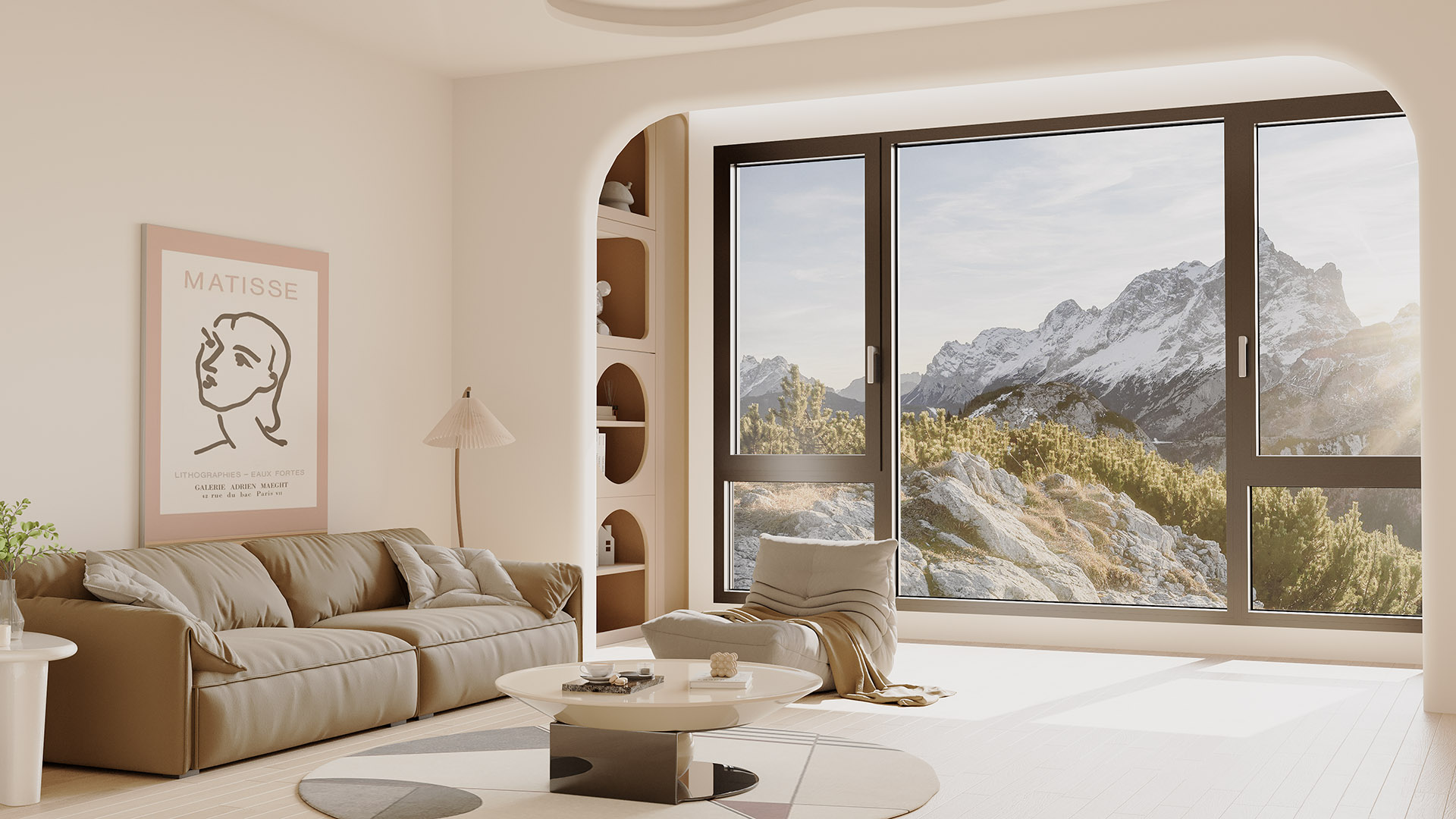 塞納河畔PLUS斷橋平開窗（內開）